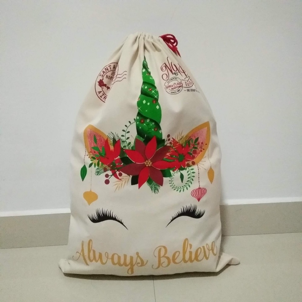 Unicorn Santa sacks